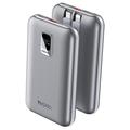 YESIDO YP48 Carregador portátil de banco de potência de 10000mAh de tamanho compacto com cabo iOS+Tipo C